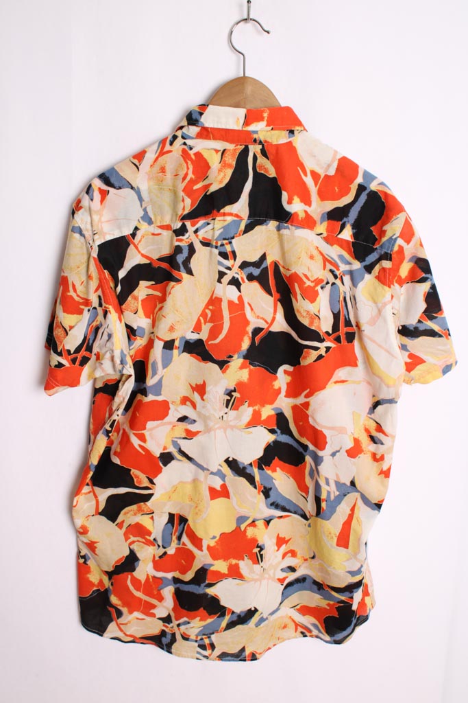 camisa chico vintage estampada-86