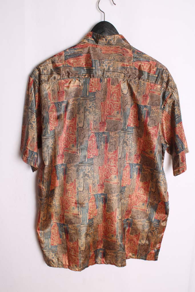 camisa vintage estampada chico-81