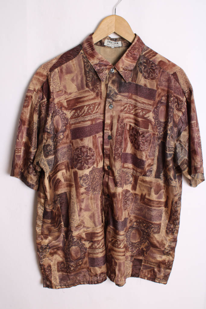 camisa vintage verano estampada-86