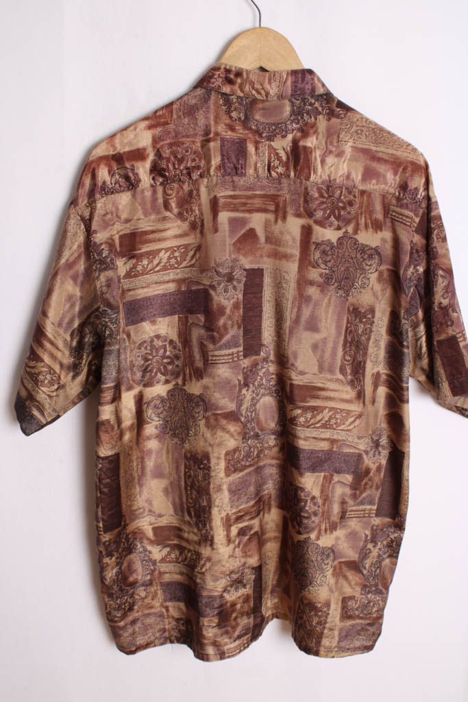 camisa vintage verano estampada-87