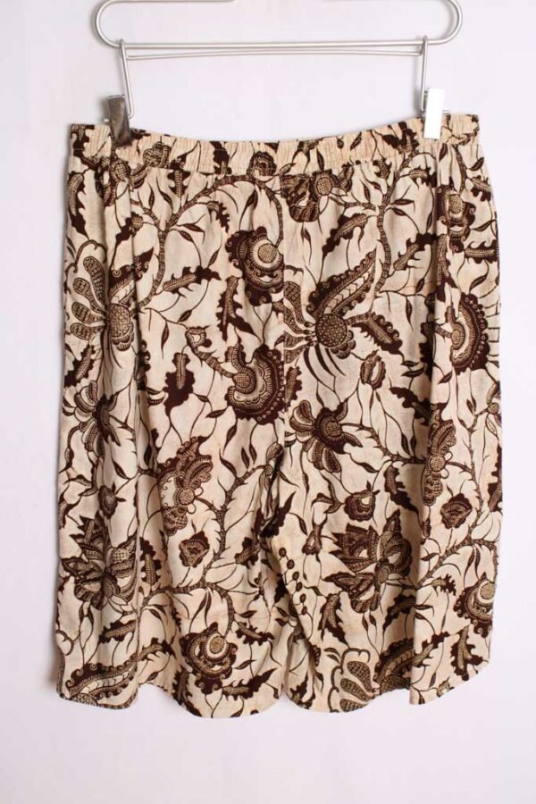 Bermudas Vintage Print Flores Marrones "XL/2XL"