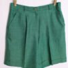 Bermuda de Pinzas Vintage Verde "L"