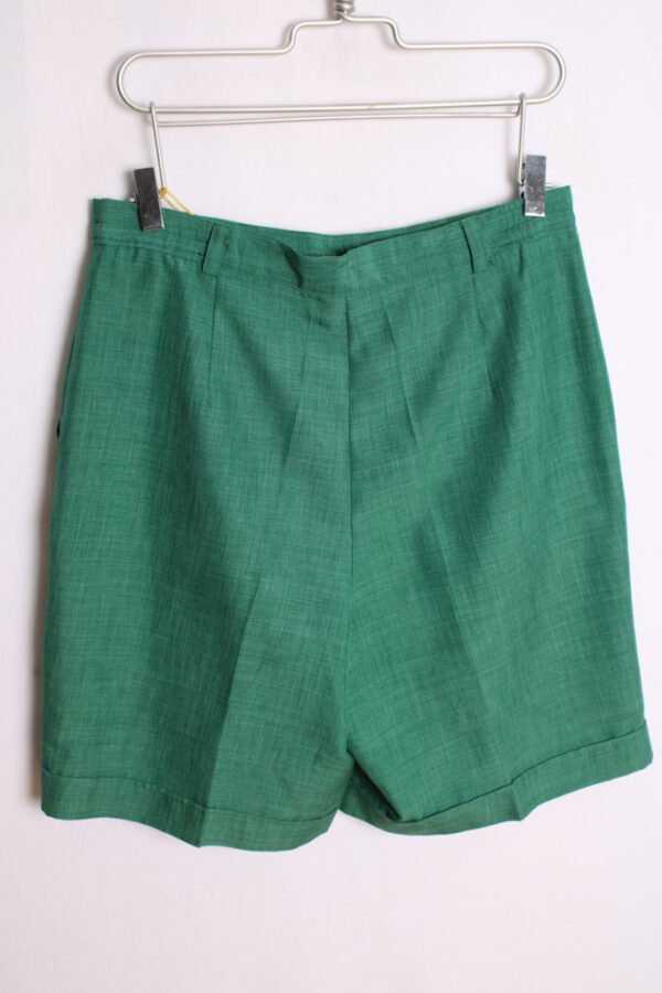 Bermuda de Pinzas Vintage Verde "L"
