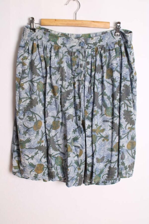 Bermuda Efecto Falda Vintage Frutas "XL"