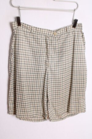 Bermuda Cuadro Vichy Vintage Gris "M"
