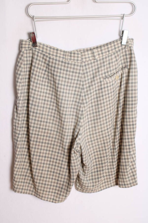 Bermuda Cuadro Vichy Vintage Gris "M"
