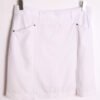 Falda Pantalón Mini Vintage Blanca "L"