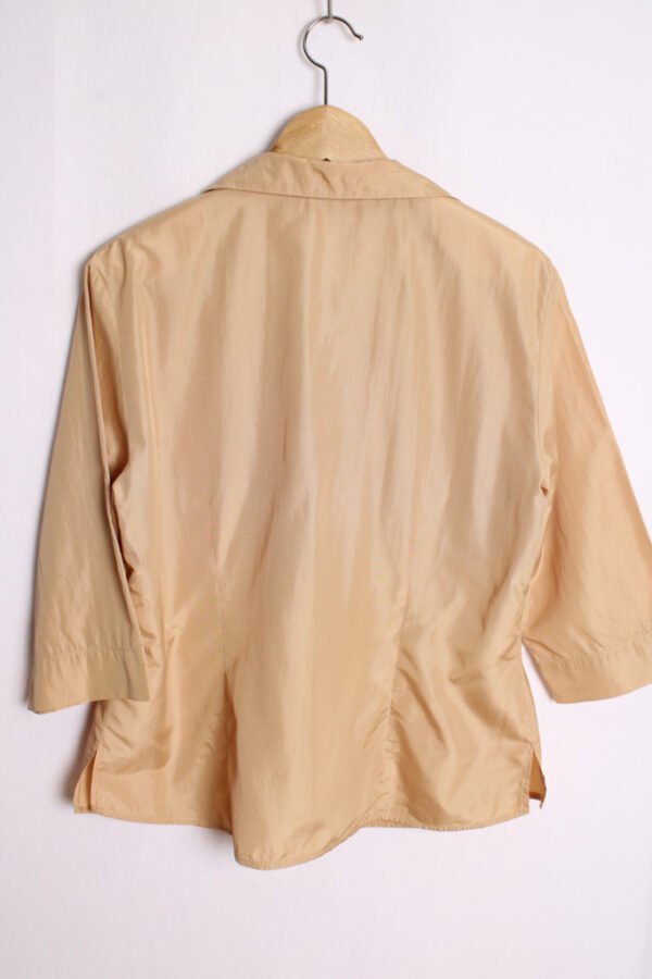 Blusa Vintage Beige Manga Francesa "M"
