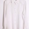 Blusa Blanca Vintage Bordados "L"