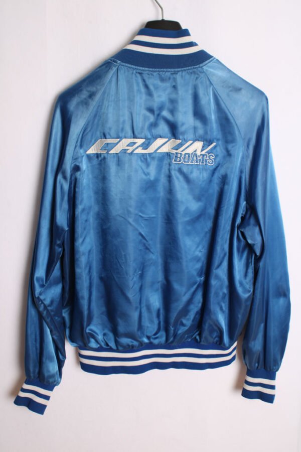 Bomber Satinada Azul Vintage Cajun "L"