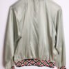 Bomber Gris Satinada Vintage Puños Étnicos "L"