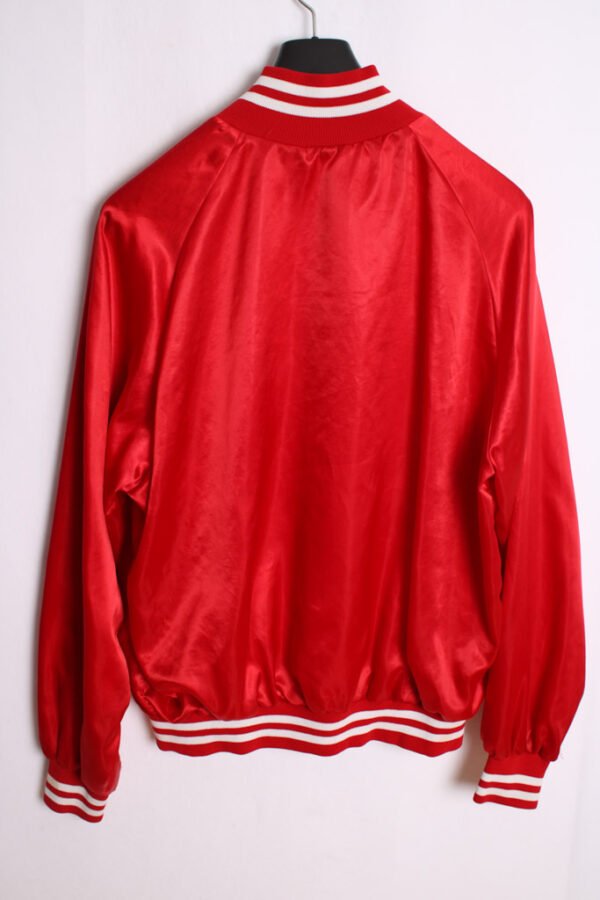Bomber Satinada Roja Vintage Publix "XL"