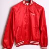 Bomber Satinada Vintage Roja Cheerleader "S"