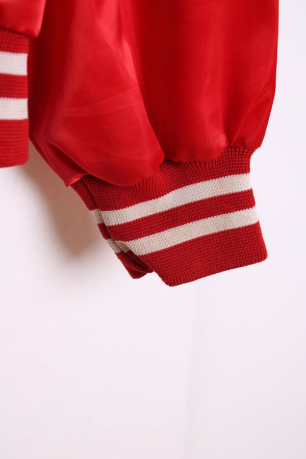Bomber Satinada Vintage Roja Cheerleader "S"