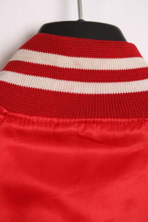 Bomber Satinada Vintage Roja Cheerleader "S"