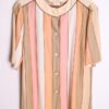 Blusa Vintage Rayas Color Pastel "M"