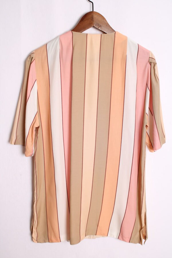 Blusa Vintage Rayas Color Pastel "M"