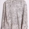Camisa Blanca Vintage Estampado Animal "L"