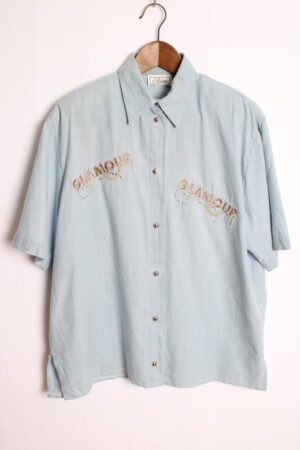 camisa-chica-vintage-estampada-55.jpg Camisa Denim Vintage Bordada con Brillos "XL"
