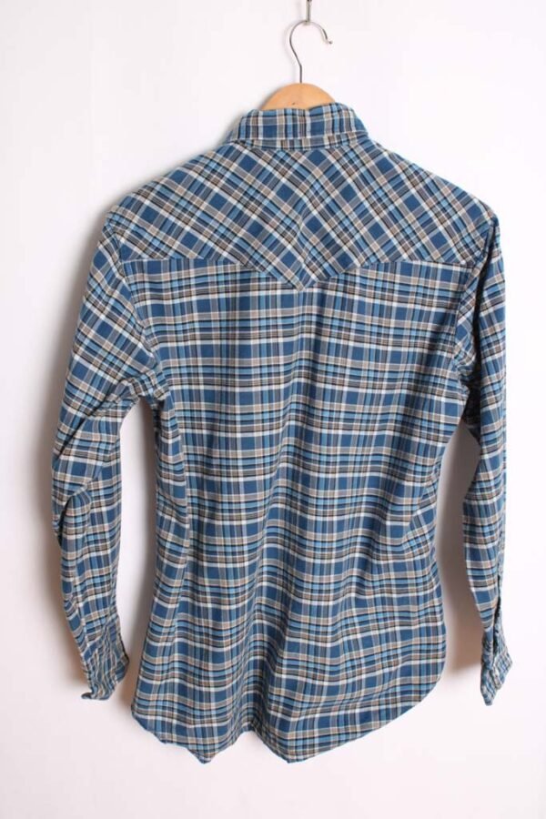 Camisa Wrangler Wester Cuadros Vintage "S"