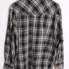 Camisa Western Vintage Cuadros Negros "L"