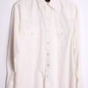 Camisa Western Vintage Blanca "L"