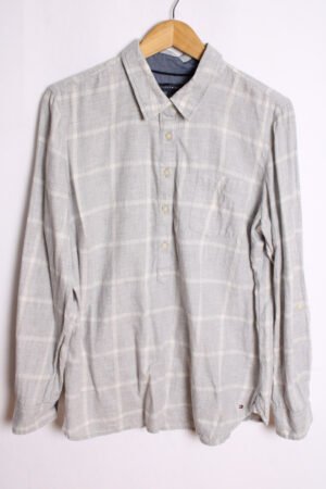 Casaca Tommy Hilfiger Vintage Gris Claro "L"