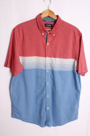 Camisa Chaps Vintage Tricolor a Rayas "L/XL"