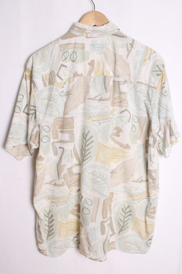 Camisa Pattern Vintage Tonos Grises "XL"