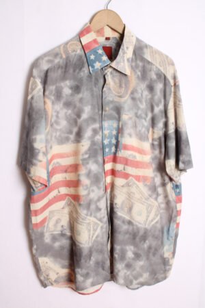 Camisa Vintage Bandera USA Dólares "XL"