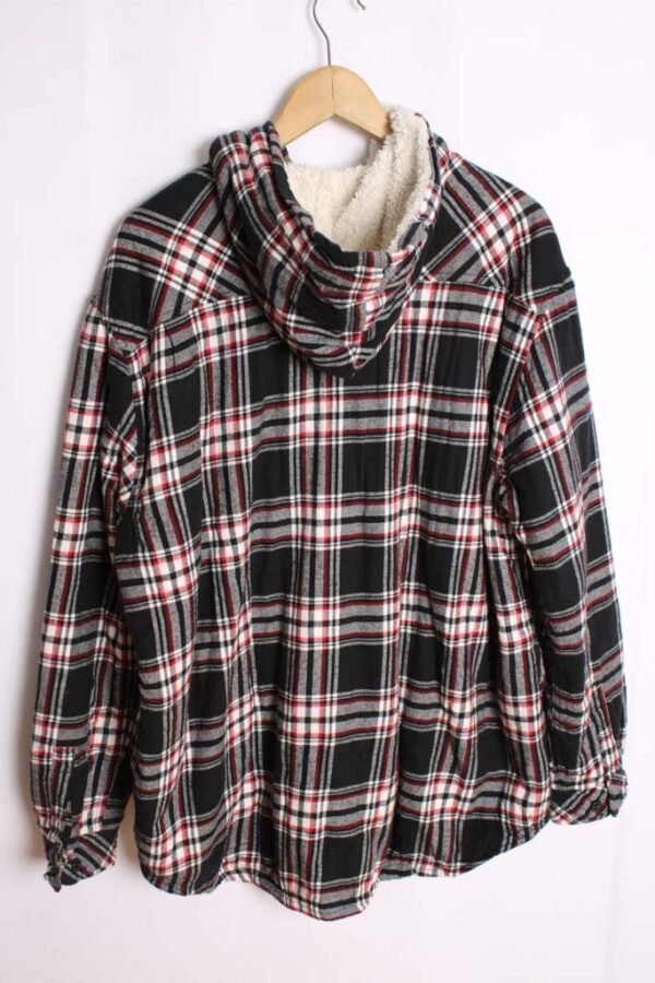 Camisa Vintage Cuadros con Capucha "2XL"