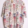 Camisa Vintage Blanca con Banderas "2XL"