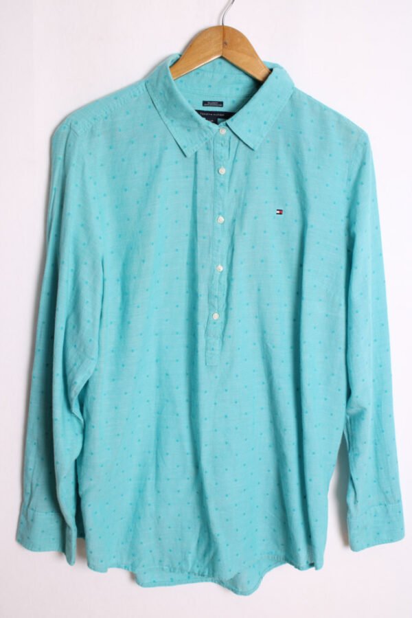 Blusa Turquesa Vintage Tommy Hilfiger "L"