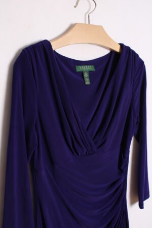 camisa-mujer-vintage_-57.jpg Vestido Vintage Ralph Lauren Morado Midi "XS"