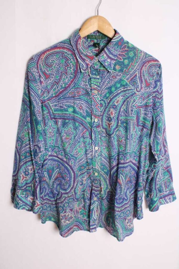 Camisa Ralph Lauren Paisley Vintage "L"