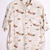 Camisa Print Náutico Vintage Blanca con Lanchas "L"
