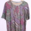 Camiseta Vintage con Estampado Paisley "M"