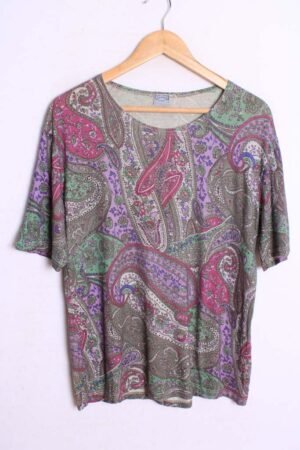 camisa-print-vintage-mujer-90.jpg Camiseta Vintage con Estampado Paisley "M"