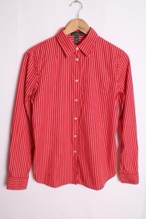 camisa-ralph-lauren-vintage_.jpg Camisa Ralph Lauren Vintage Roja a Rayas "M"
