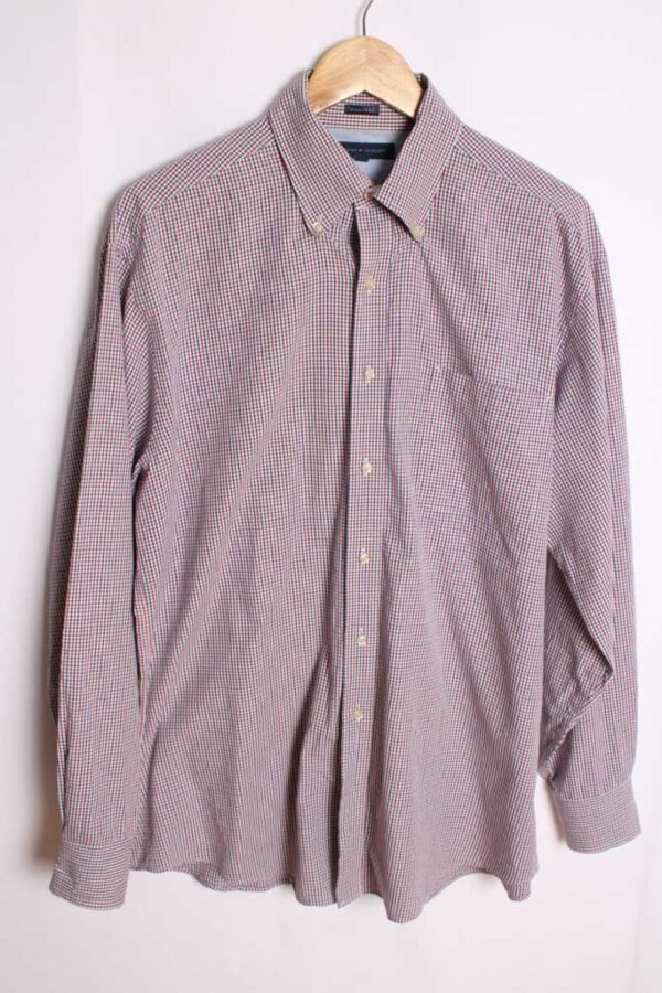 Camisa Tommy Hilfiger Cuadros Vintage "L"