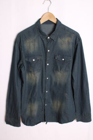 Camisa Tejana Elástica Vintage Corchetes "M"