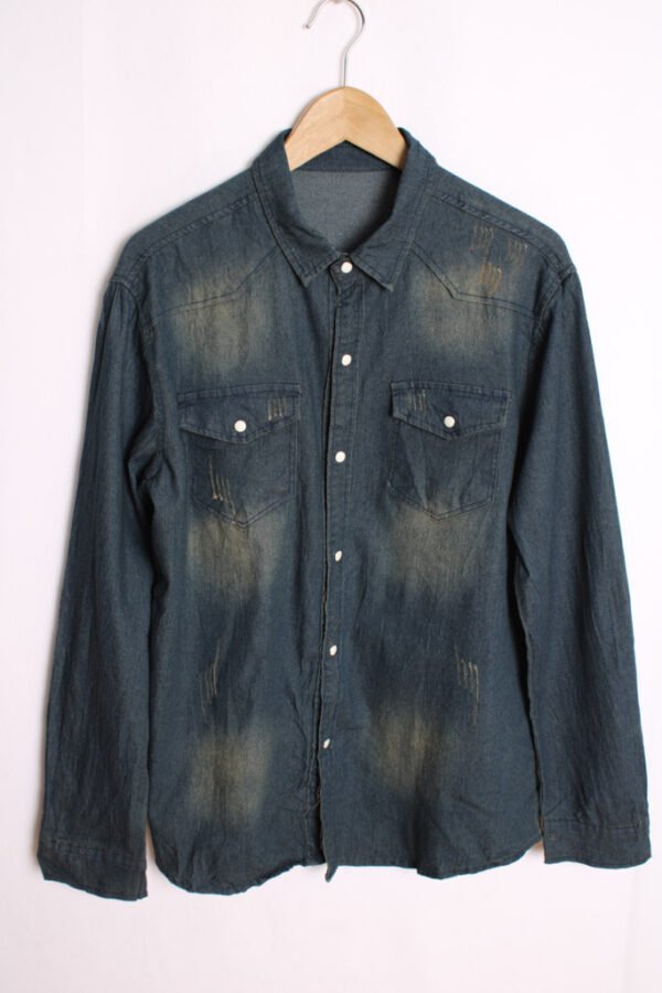 camisa-tejana-vintage-hombre-33.jpg Camisa Tejana Elástica Vintage Corchetes "M"