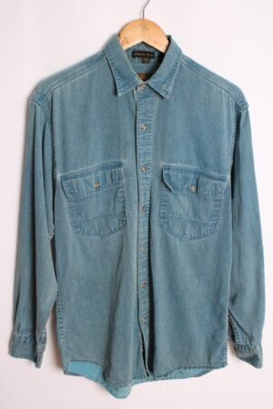 Camisa Denim Eddie Bauer Vintage Azul "S/M"