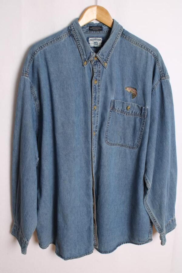 Camisa Denim Medio Lee Vintage "2XL"