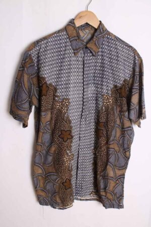 Camisa Vintage Flores Indo "M"