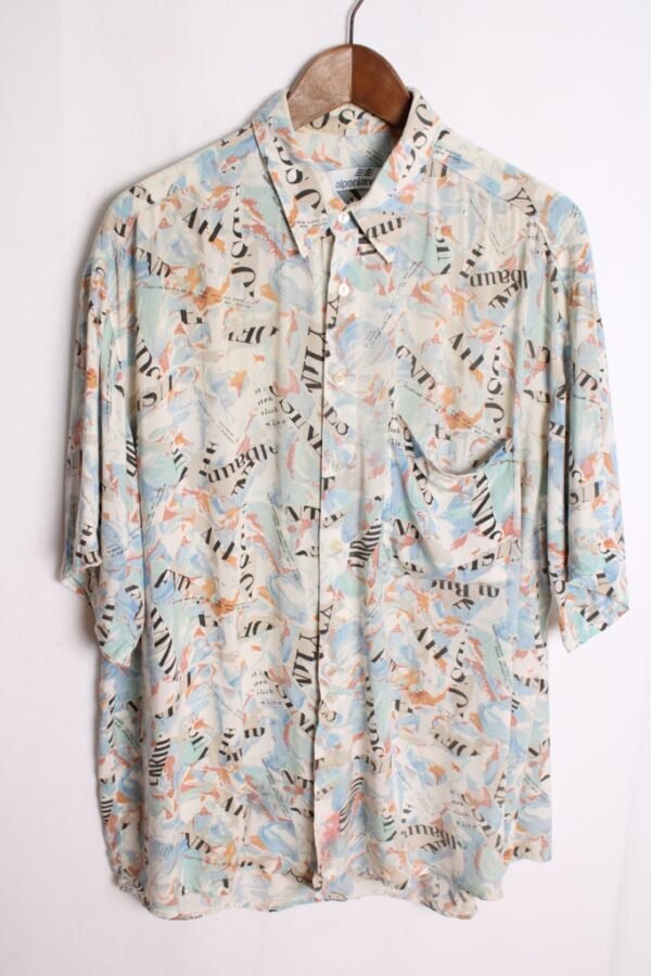 Camisa Vintage Crazy con Letras "2XL"