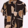 Camisa Vintage Tonos Ocres y Marrones "S"