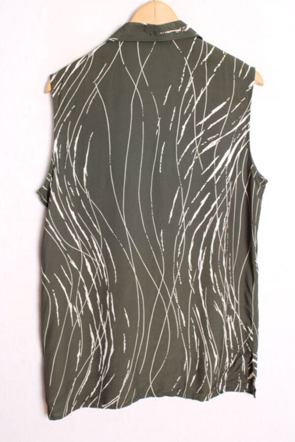 Camisa sin Mangas Vintage Verde "M"