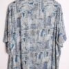 Camisa Print 90s Vintage Azul y Gris "2XL"