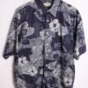Camisa Hawaiana Vintage Azul Marino "XL"
